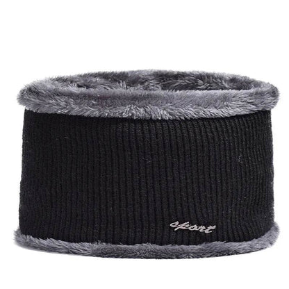 New Winter Men'S Hat – Outdoor Ear Protection Warm Knitted Cap with Windproof Visor, Thick Bicycle Scarf Cap for Men - High Quality - FitnessLegends