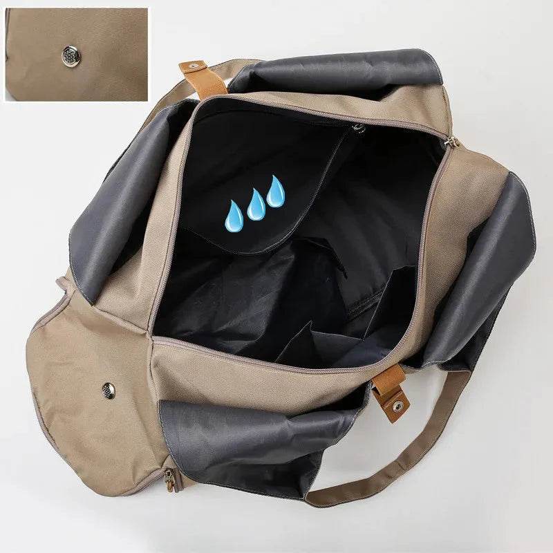 Women'S Multi-Purpose Sports Bag - Waterproof with Shoe Pocket for Yoga, Gym, and Travel - High Quality - FitnessLegends