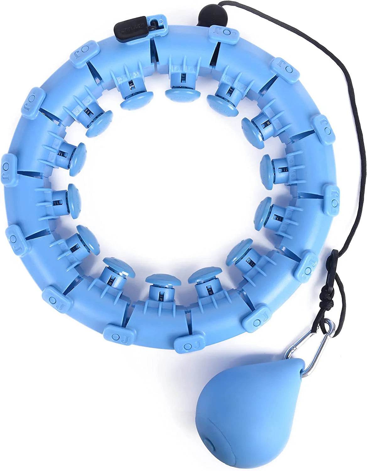 Weighted Hula Hoop – Adjustable Fit Hoop for Weight Loss - High Quality - FitnessLegends
